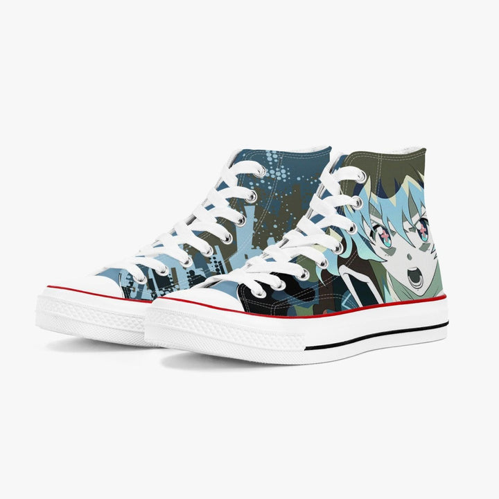 Tengen Toppa Gurren Lagann Nia A-Star High White Anime Shoes _ Tengen Toppa Gurren Lagann _ Ayuko