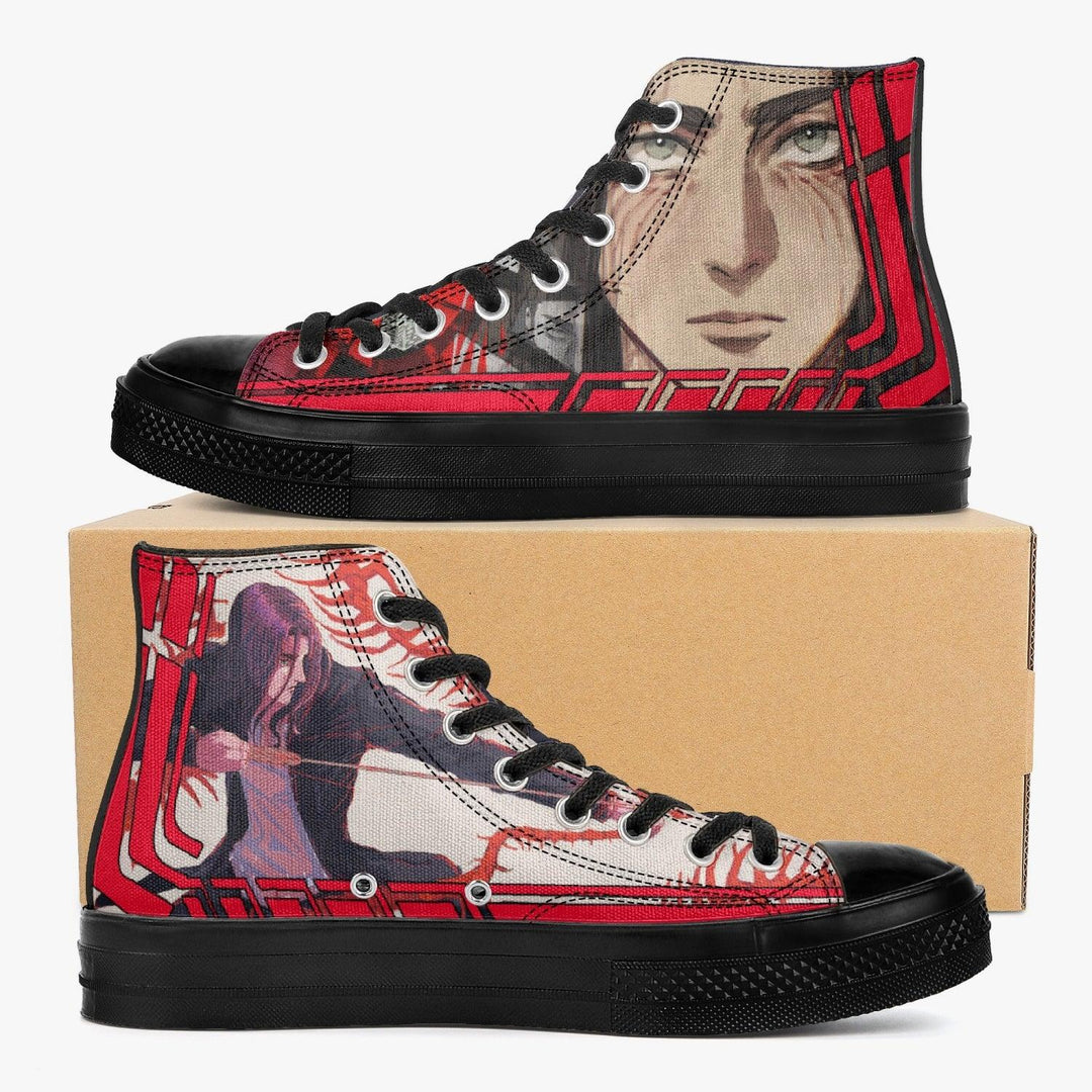 Attack On Titan Eren Yeager A-Star High Anime Shoes _ Attack On Titan _ Ayuko