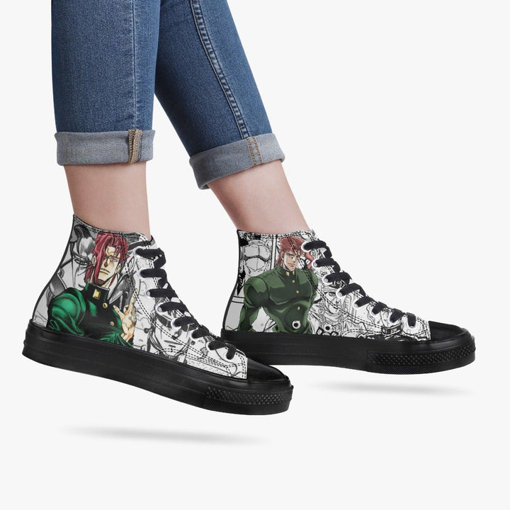 JoJo's Bizarre Adventure Noriaki Kakyoin A-Star High Anime Shoes _ JoJo's Bizarre Adventure _ Ayuko