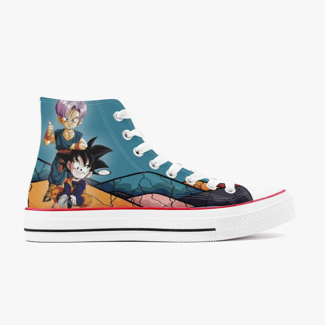 Dragon Ball Z Trunks and Goten A-Star High White Anime Shoes _ Dragon Ball Z _ Ayuko