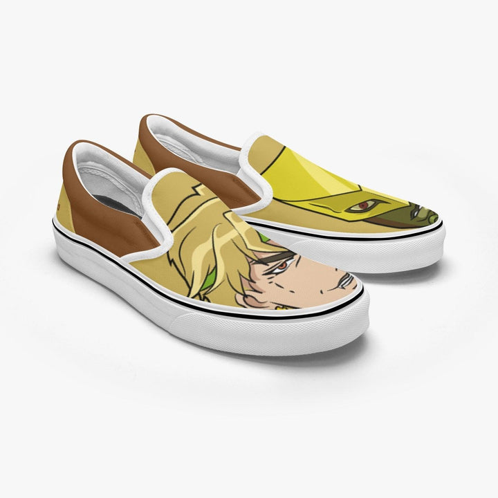 JoJo's Bizarre Adventure Dio Brando Slip Ons Anime Shoes _ JoJo's Bizarre Adventure _ Ayuko