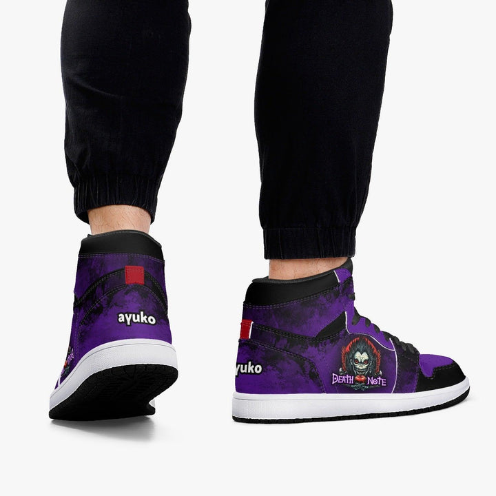 Death Note Ryuk Purple JD1 Mid Anime Shoes _ Death Note _ Ayuko