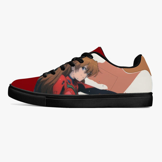 Neon Genesis Evangelion Asuka Langley Soryu Skate Anime Shoes _ Neon Genesis Evangelion _ Ayuko