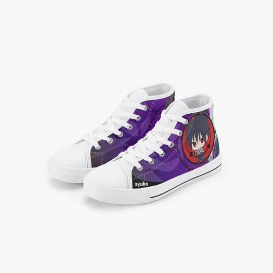 Naruto Shippuden Sasuke Kids A-Star High Anime Shoes _ Naruto _ Ayuko