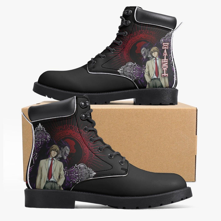 Death Note Light & Ryuk All Season Boots Anime Shoes _ Death Note _ Ayuko