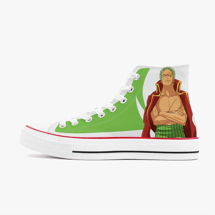 One Piece Zoro A-Star High White Anime Shoes _ One Piece _ Ayuko