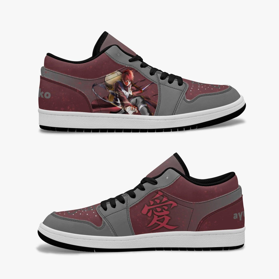 Naruto Shippuden Gaara JD1 Low Anime Shoes _ Naruto _ Ayuko