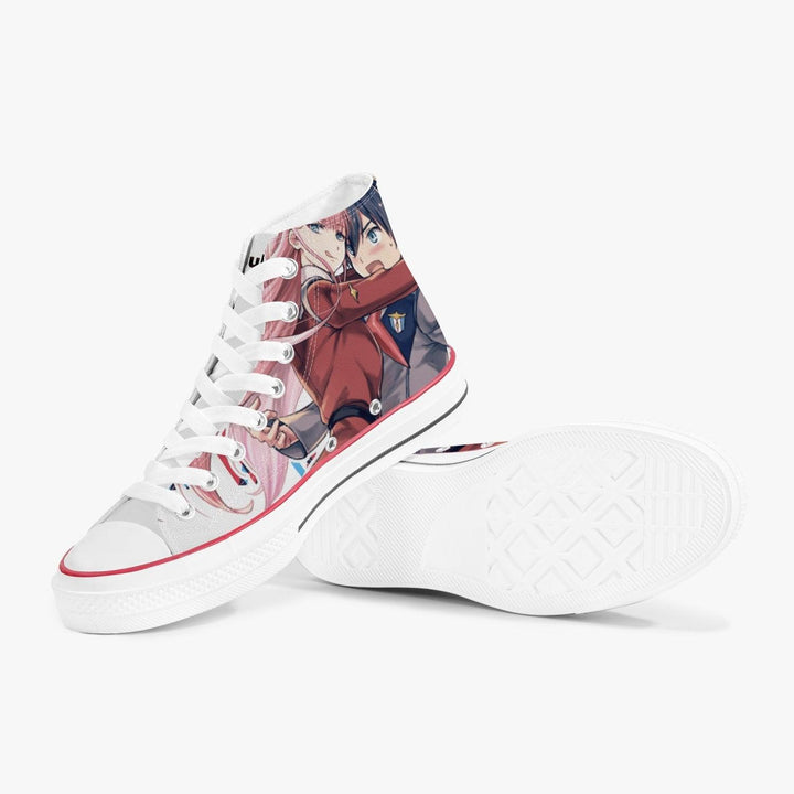 Darling in The Franxx Zero Two A-Star High White Anime Shoes _ Darling in The Franxx _ Ayuko