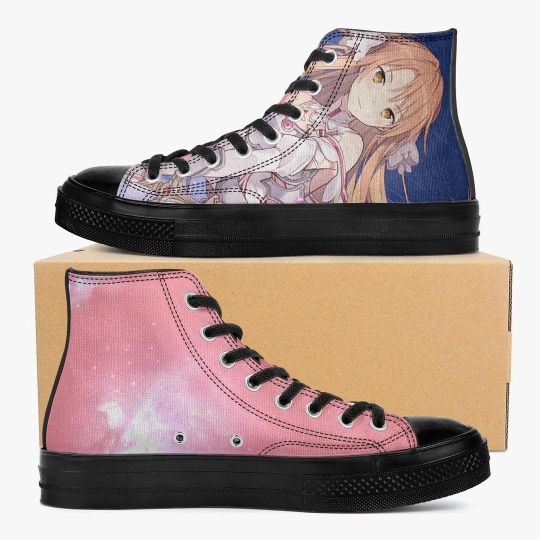 Sword Art Online Asuna A-Star High Anime Shoes _ Sword Art Online _ Ayuko