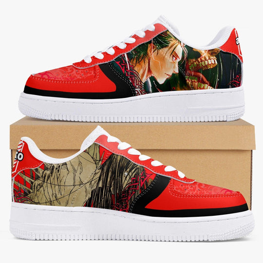 Attack On Titan Eren Yeager AF1 Anime Shoes _ Attack On Titan _ Ayuko