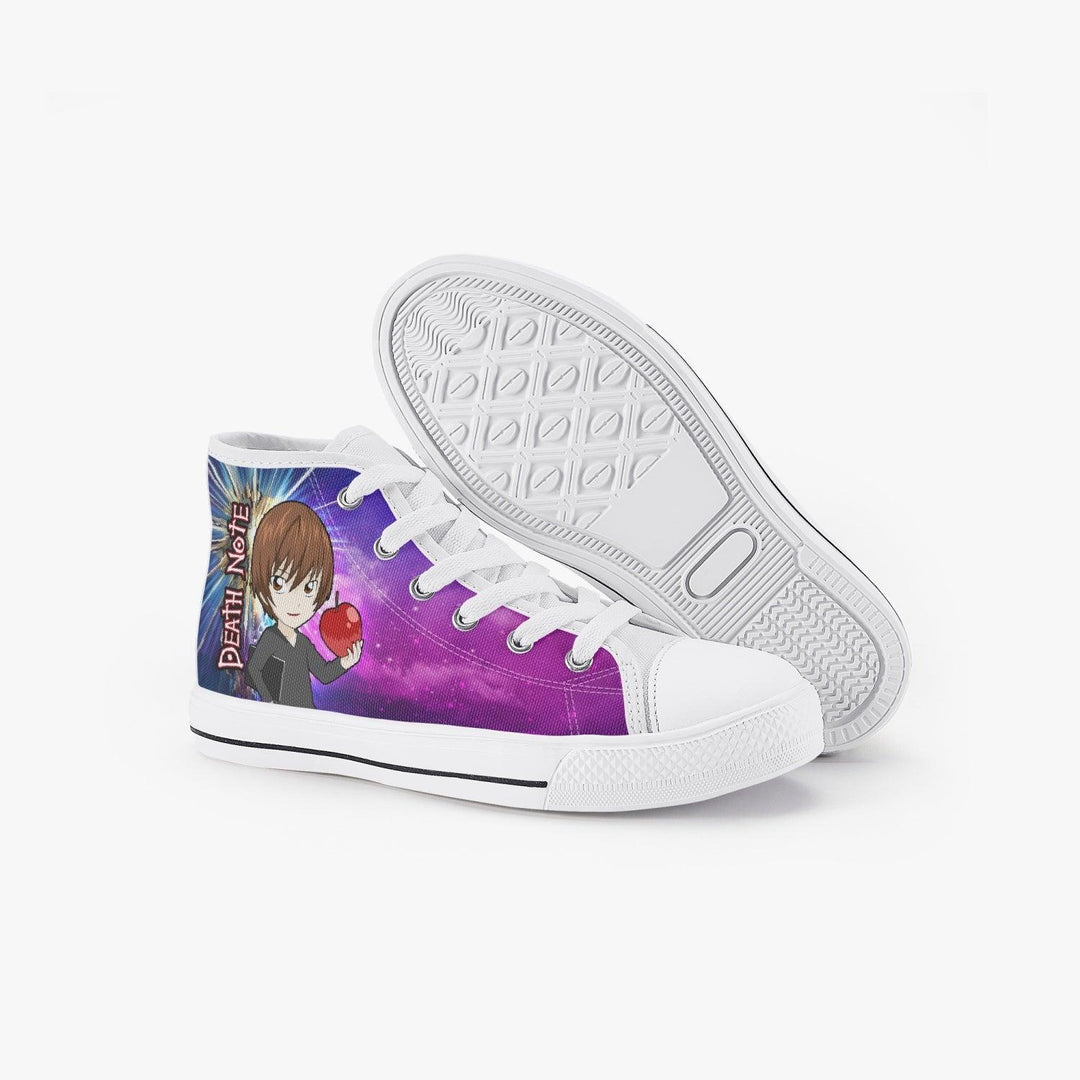 Death Note Purple Kids A-Star High Anime Shoes _ Death Note _ Ayuko