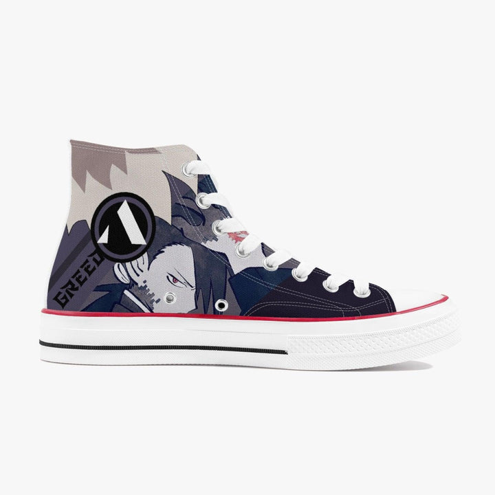 Fullmetal Alchemist Greed A-Star High White Anime Shoes _ Fullmetal Alchemist _ Ayuko