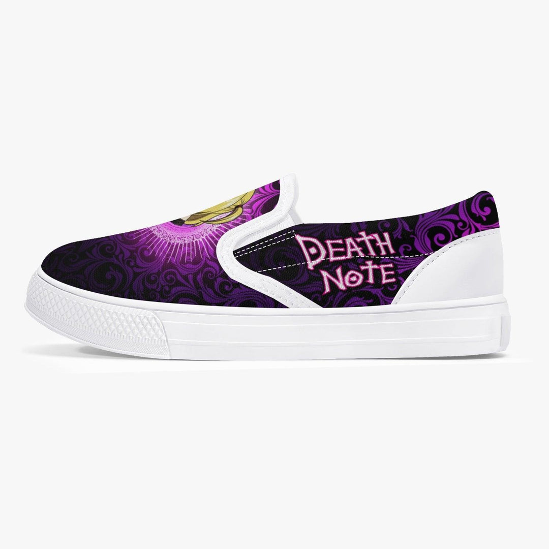 Death Note Misa Purple Kids Slip Ons Anime Shoes _ Death Note _ Ayuko