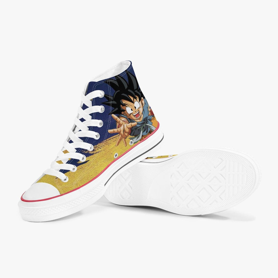 Dragon Ball Z Son Goku A-Star High White Anime Shoes _ Dragon Ball Z _ Ayuko