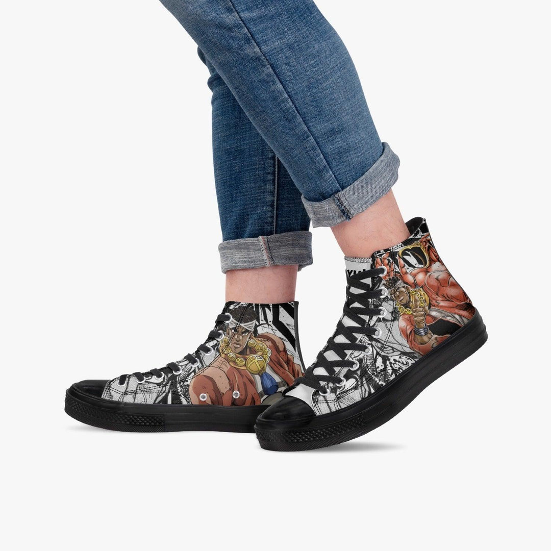 JoJo's Bizarre Adventure Mohammed Avdol A-Star High Anime Shoes _ JoJo's Bizarre Adventure _ Ayuko