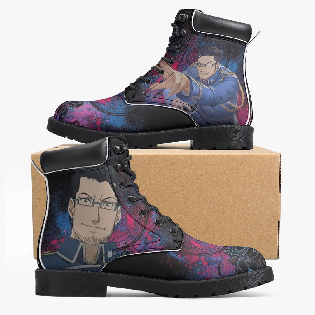 Fullmetal Alchemist Maes All Season Boots Anime Shoes _ Fullmetal Alchemist _ Ayuko