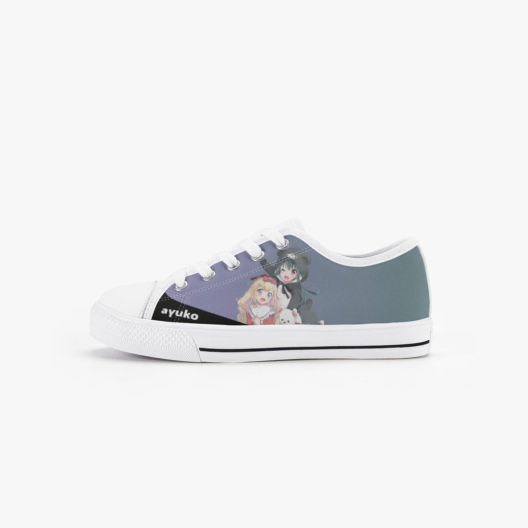 Kuma Kuma Kuma Bear Noire Foschurose Kids A-Star low Anime Shoes _ Kuma Kuma Kuma Bear _ Ayuko