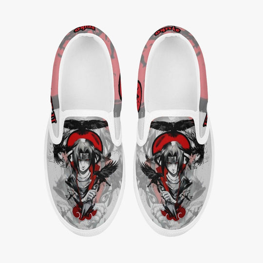 Naruto Shippuden Itachi Kids Slipons Anime Shoes _ Naruto _ Ayuko