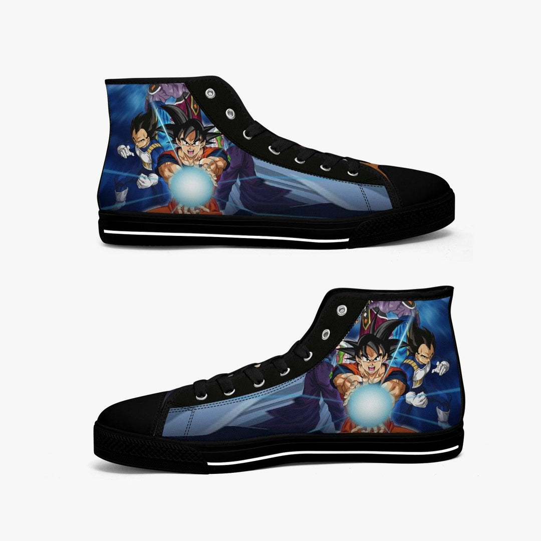 Dragon Ball Z Son Goku and Vegetta A-Star Mid Anime Shoes _ Dragon Ball Z _ Ayuko