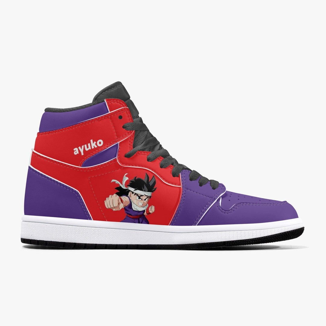 Dragon Ball Z Young Gohan Purple/Red JD1 Mid Anime Shoes _ Dragon Ball Z _ Ayuko