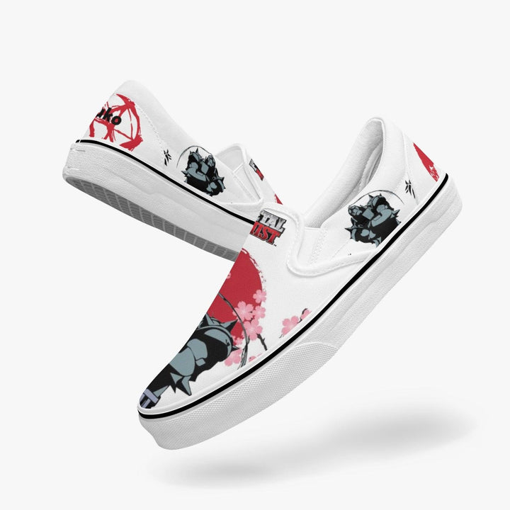 Fullmetal Alchemist Alphonse Slip Ons Anime Shoes _ Fullmetal Alchemist _ Ayuko