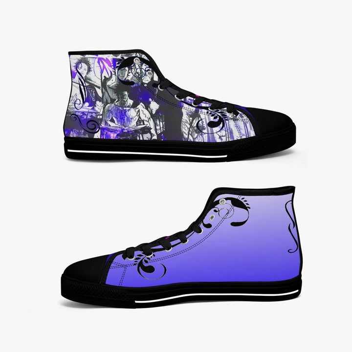 Black Clover Yami Sukehiro A-Star Mid Anime Shoes _ Black Clover _ Ayuko