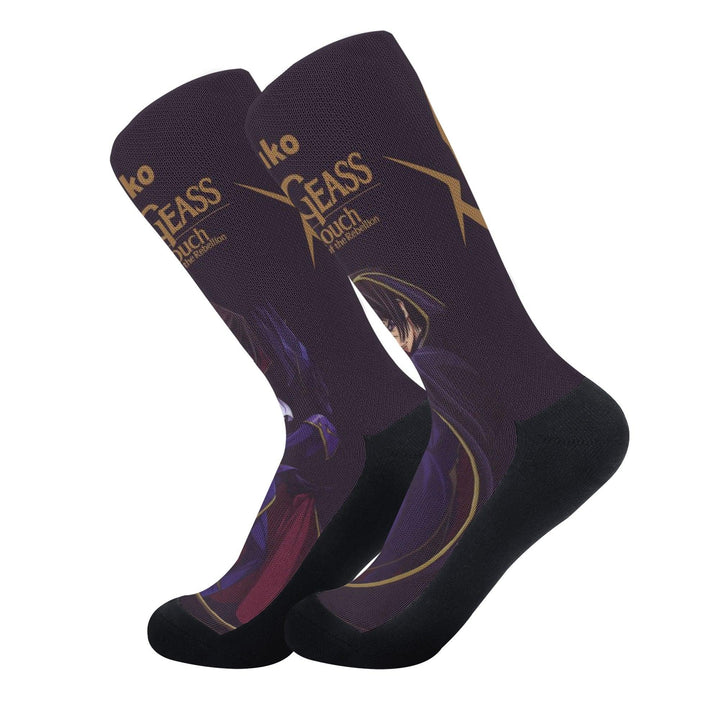 Code Geass Lelouch Anime Socks _ Code Geass _ Ayuko