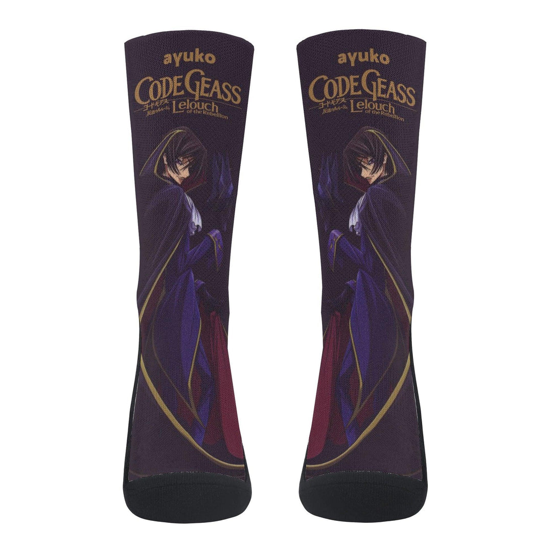 Code Geass Lelouch Anime Socks _ Code Geass _ Ayuko