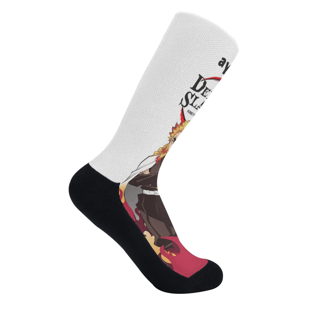 Demon Slayer Rengoku Anime Socks _ Demon Slayer _ Ayuko