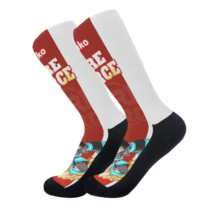 Fire Force Kusakabe Anime Socks _ Fire Force _ Ayuko