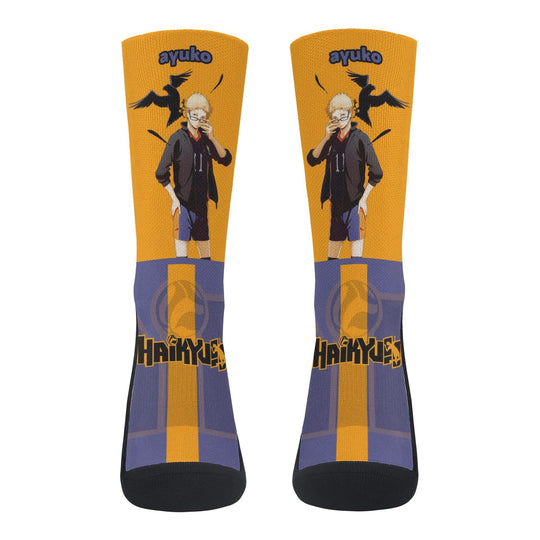 Haikyuu Kei Tsukishima Anime Socks _ Haikyuu _ Ayuko