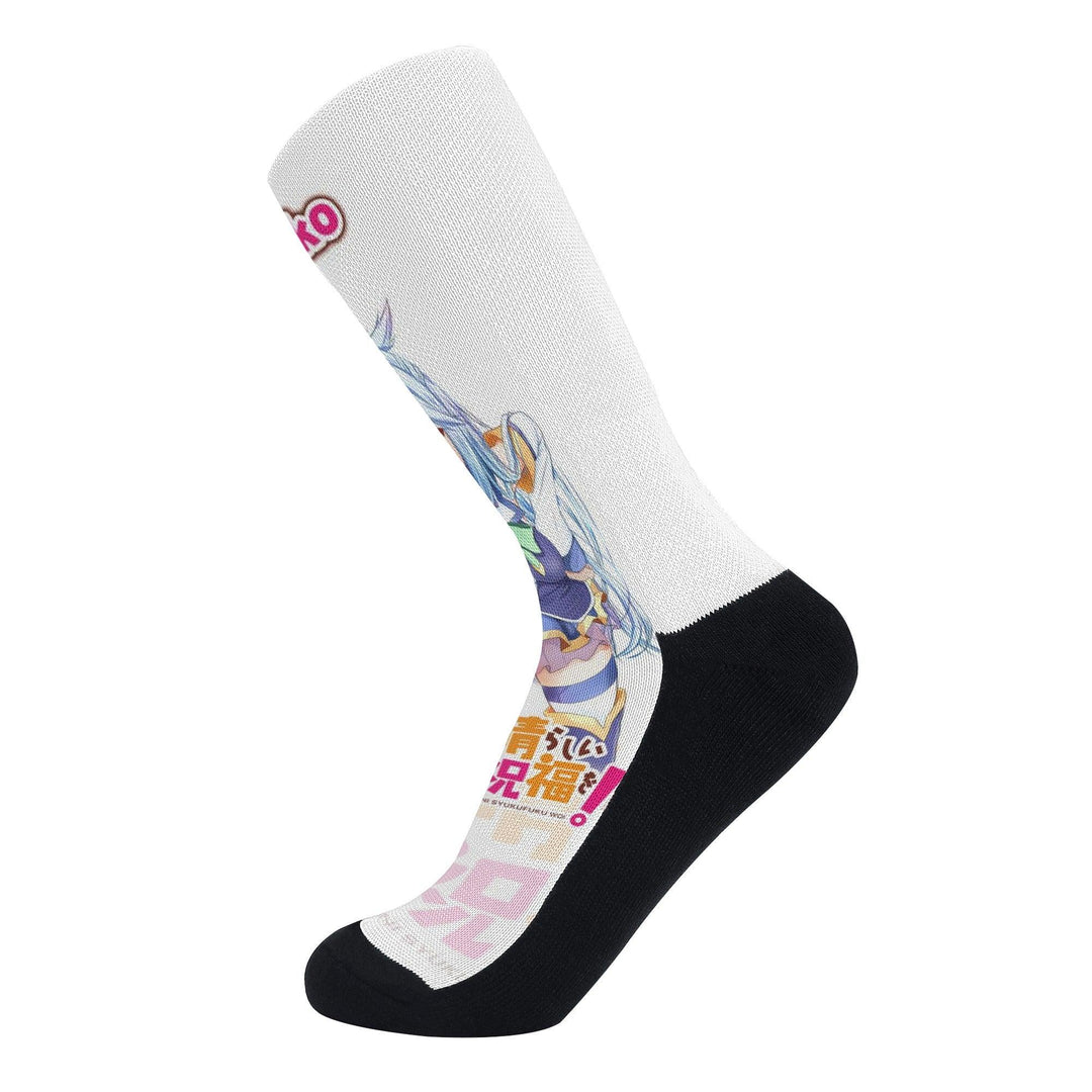 KonoSuba Aqua Anime Socks _ Konosuba _ Ayuko