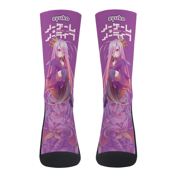 No Game No Life Shiro Anime Socks _ No Game No Life _ Ayuko