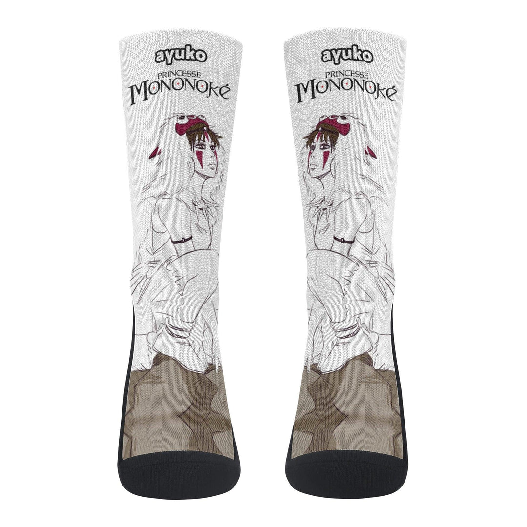 Princess Mononoke Anime Socks _ Princess Mononoke _ Ayuko