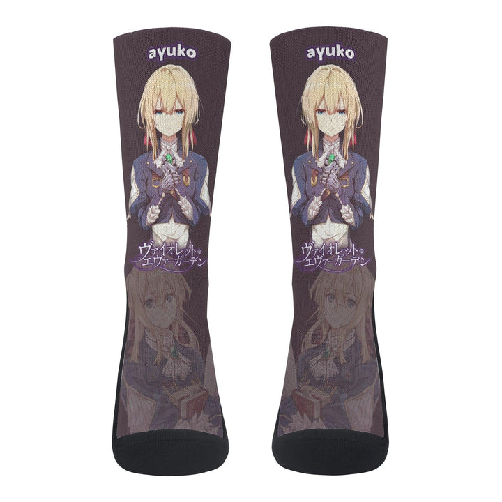 Violet Evergarden Violet Anime Socks _ Violet Evergarden _ Ayuko