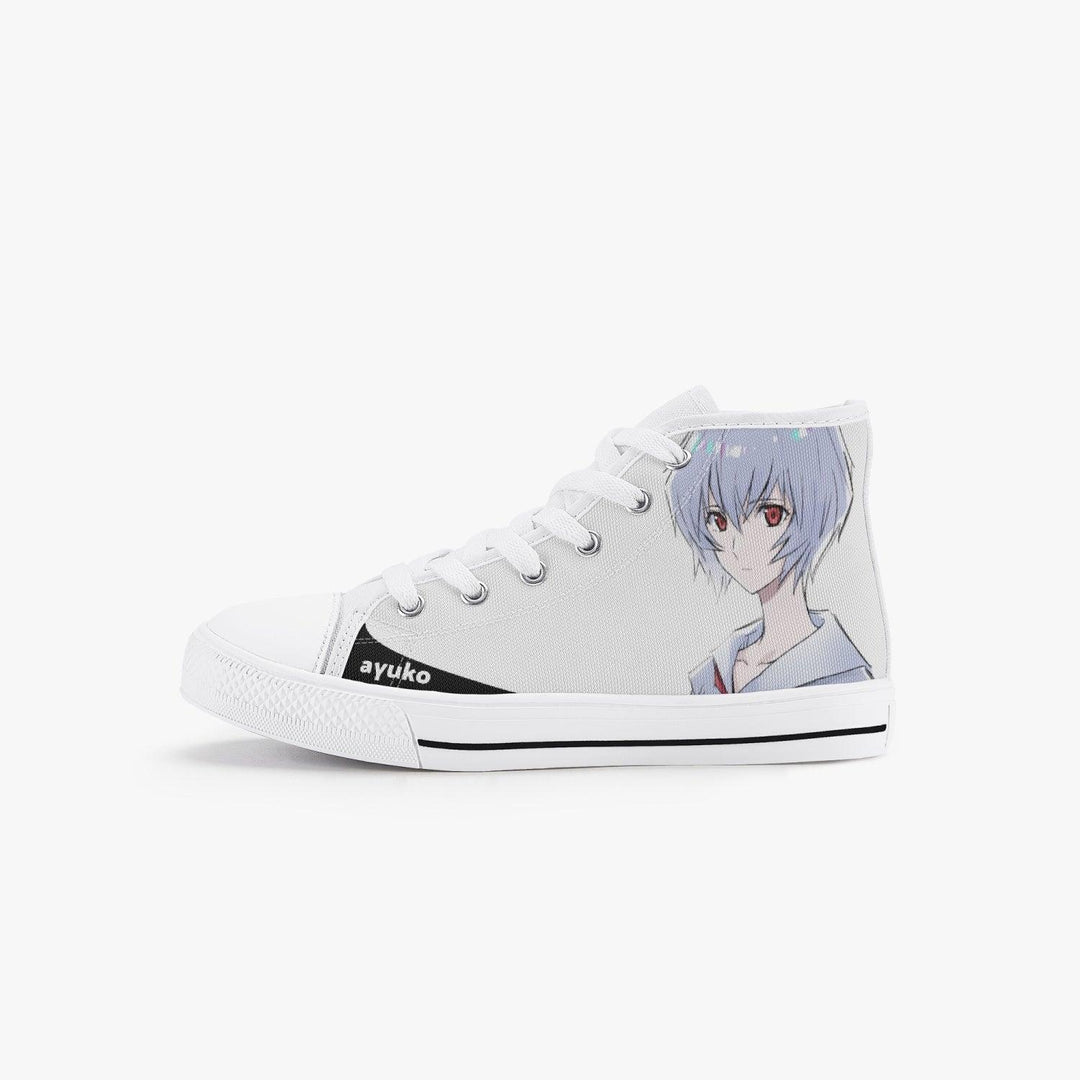 Neon Genesis Evangelion Rei Ayanami Kids A-Star High Anime Shoes _ Neon Genesis Evangelion _ Ayuko