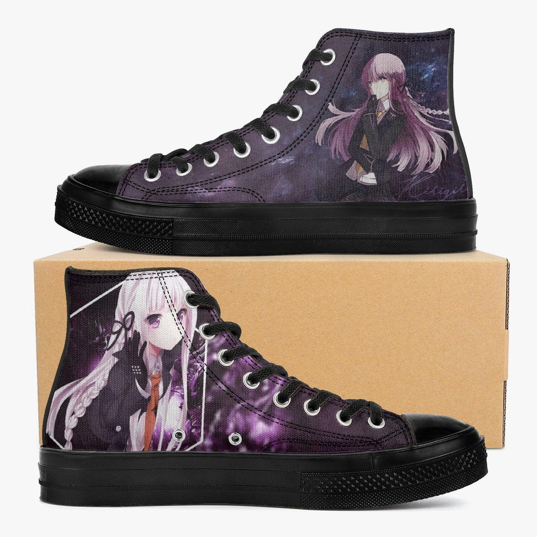 Danganronpa Kyoko Kirigiri A-Star High Anime Shoes _ Danganronpa _ Ayuko