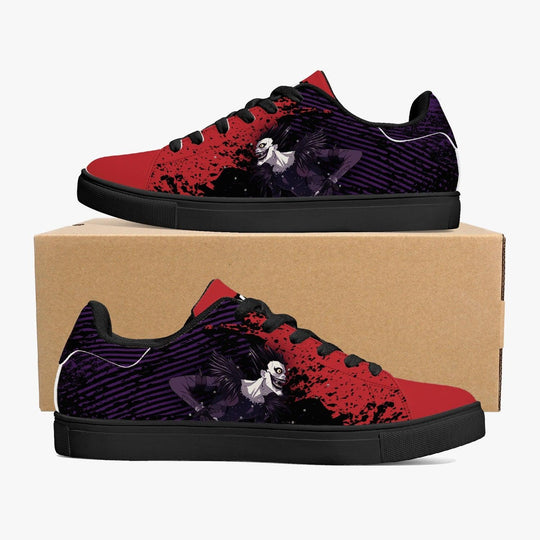 Death Note Ryuk Purple/Red Skate Anime Shoes _ Death Note _ Ayuko