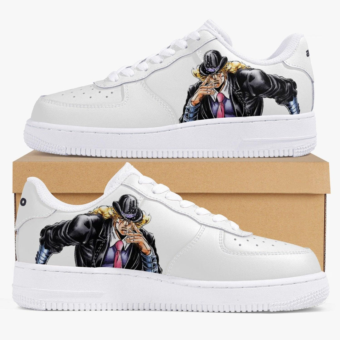 JoJo's Bizarre Adventure Robert Speedwagon AF1 Anime Shoes _ JoJo's Bizarre Adventure _ Ayuko