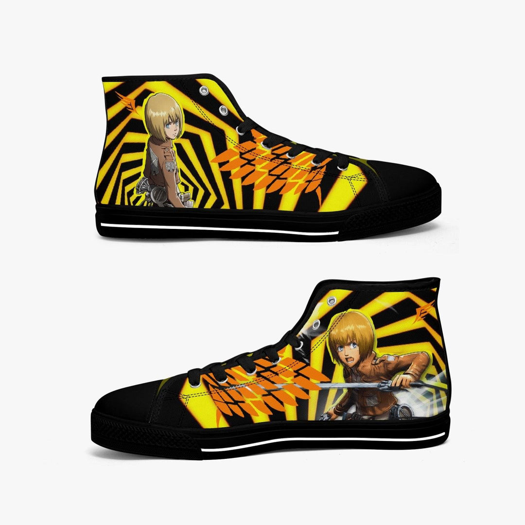 Attack On Titan Armin Arlert A-Star Mid Anime Shoes _ Attack On Titan _ Ayuko