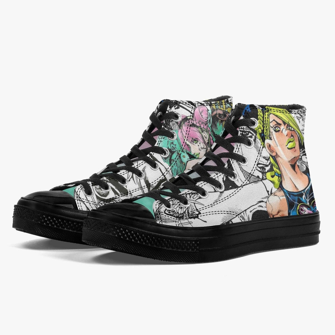 JoJo's Bizarre Adventure Jolyne Kujo A-Star High Anime Shoes _ JoJo's Bizarre Adventure _ Ayuko