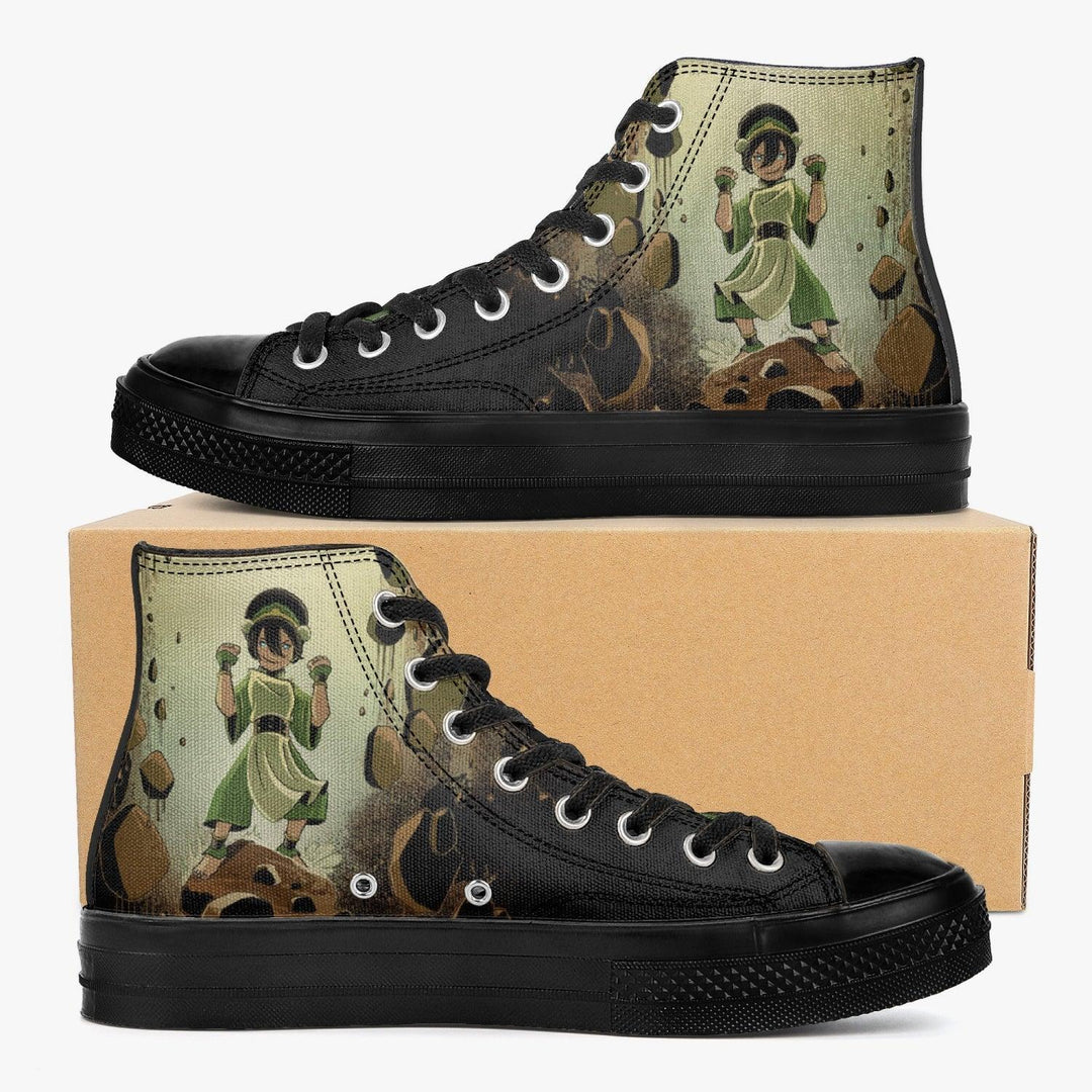 Avatar The Last Airbender Toph Beifong A-Star High Anime Shoes _ Avatar The Last Airbender _ Ayuko