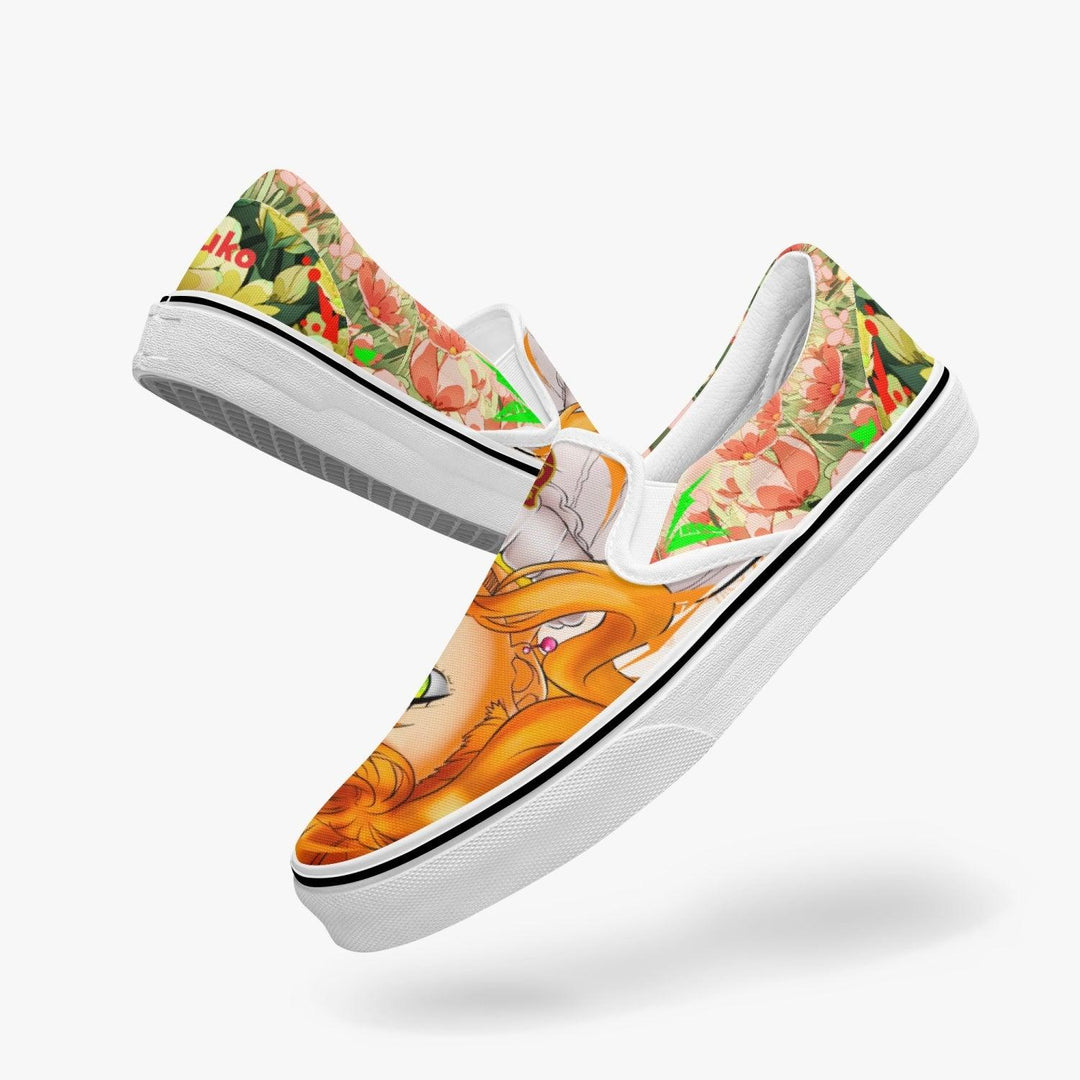 Black Clover Mimosa Vermillion Slip Ons Anime Shoes _ Black Clover _ Ayuko