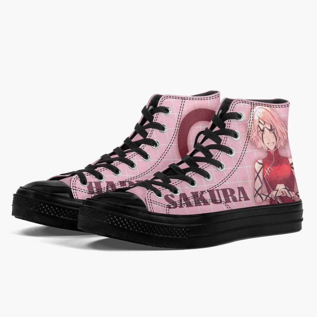 Naruto Shippuden Sakura A-Star High Anime Shoes _ Naruto _ Ayuko