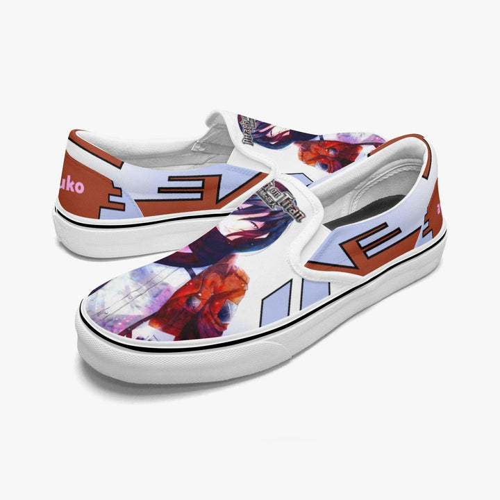 Attack On Titan Mikasa Ackerman Slip Ons Anime Shoes _ Attack On Titan _ Ayuko