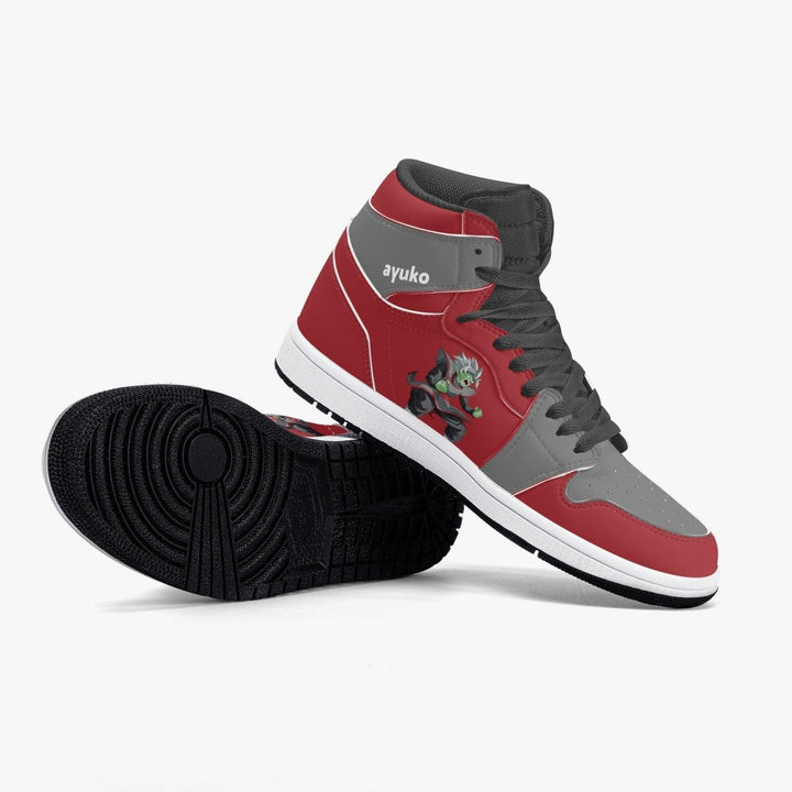 Dragon Ball Z Zamasu Red/Grey JD1 Mid Anime Shoes _ Dragon Ball Z _ Ayuko