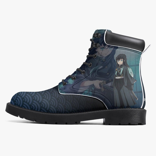 Demon Slayer Muchiro Tokito Casual Leather Boots Anime Shoes _ Demon Slayer _ Ayuko