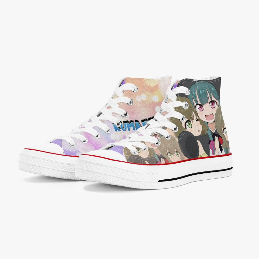 Kuma Kuma Kuma Bear Fina A-Star High White Anime Shoes _ Kuma Kuma Kuma Bear _ Ayuko