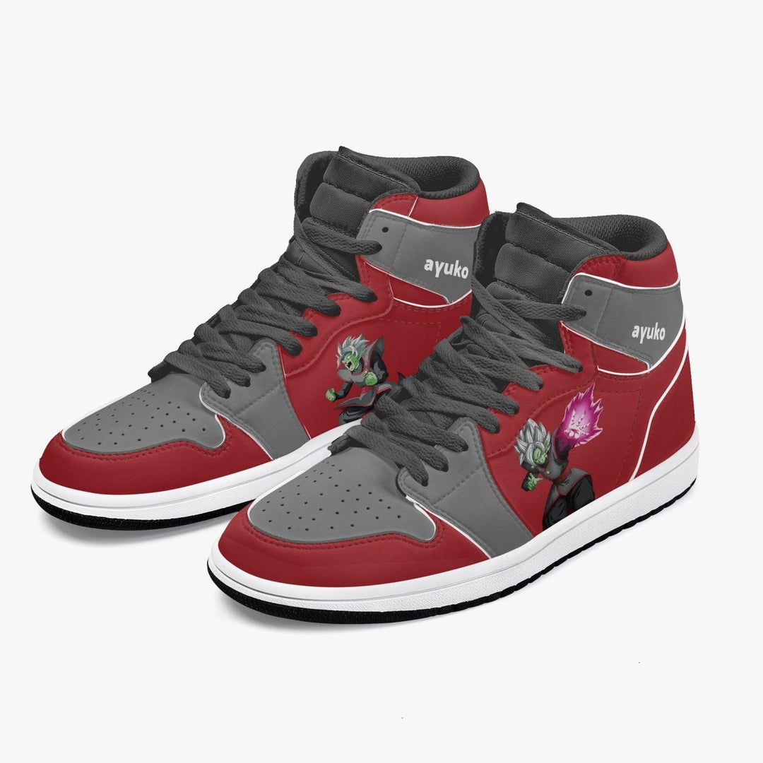 Dragon Ball Z Zamasu Red/Grey JD1 Mid Anime Shoes _ Dragon Ball Z _ Ayuko