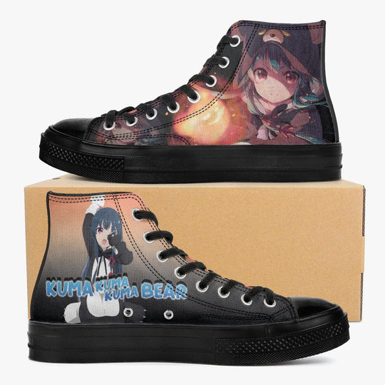 Kuma Kuma Kuma Bear Yuna A-Star High Anime Shoes _ Kuma Kuma Kuma Bear _ Ayuko